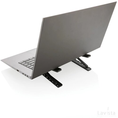 Terra RCS gerecycled aluminium laptop/tablet stand grijs