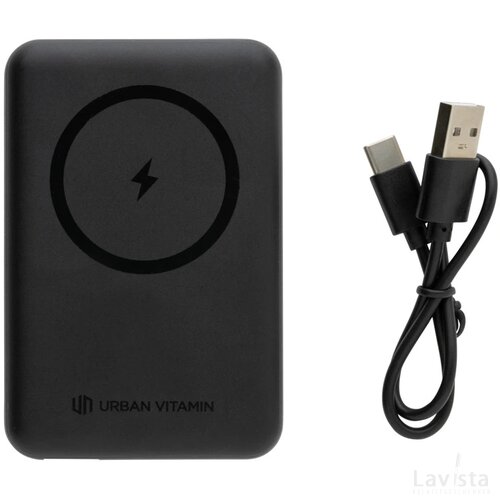 Urban Vitamin Los Altos RCS rplastic 5000mah powerbank zwart