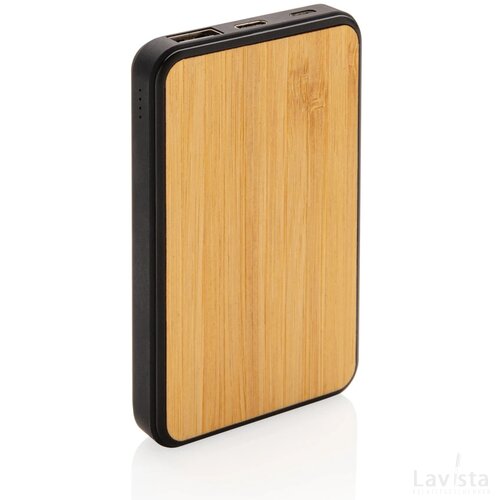 RCS gerecycled plastic 5.000 mAh Powerbank bruin