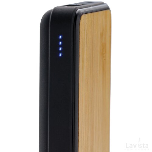RCS gerecycled plastic 5.000 mAh Powerbank bruin