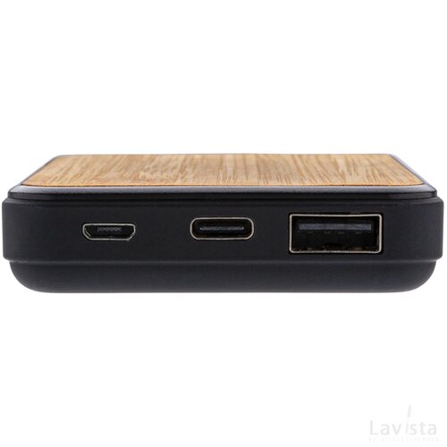 RCS gerecycled plastic 5.000 mAh Powerbank bruin