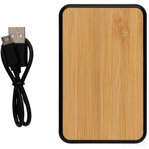 RCS gerecycled plastic 5.000 mAh Powerbank bruin