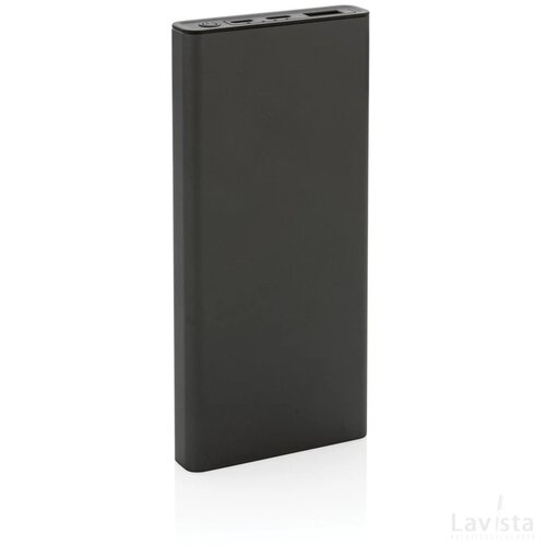 Terra RCS gerecyclede 18W aluminium powerbank 10.000 mAh grijs