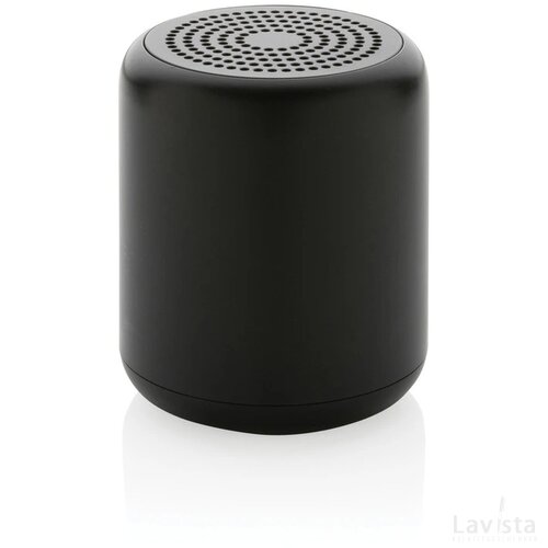 RCS gerecycled plastic 5W draadloze speaker zwart