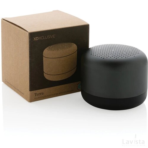 Terra RCS recycled aluminium 5W draadloze speaker grijs