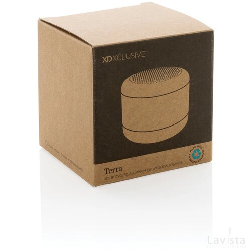 Terra RCS recycled aluminium 5W draadloze speaker grijs