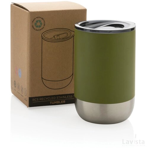 RCS gerecycled roestvrijstalen beker groen