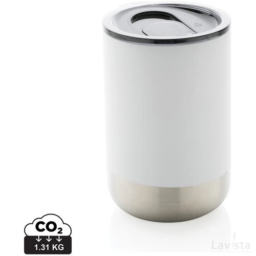RCS gerecycled roestvrijstalen beker wit