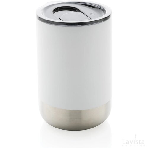 RCS gerecycled roestvrijstalen beker wit