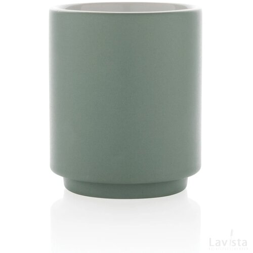 Keramische stapelbare mok 180 ml groen