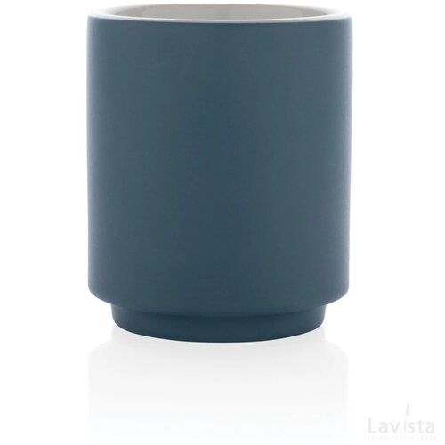 Keramische stapelbare mok 180 ml blauw