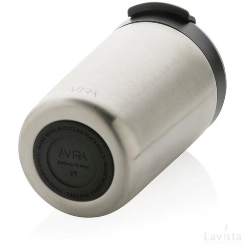 Avira Alya RCS gerecycled roestvrijstalen beker 300ML zilver