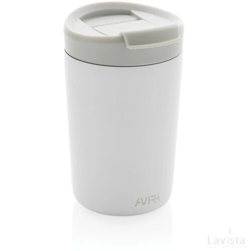Avira Alya RCS gerecycled roestvrijstalen beker 300ML wit