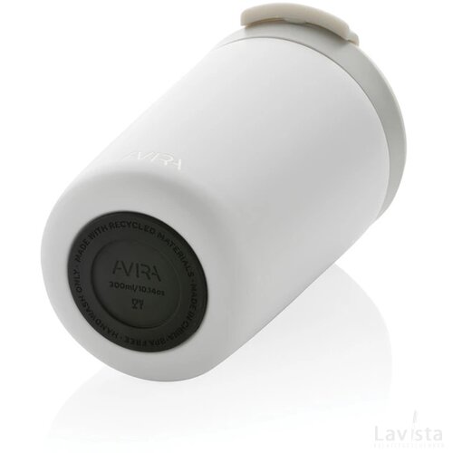 Avira Alya RCS gerecycled roestvrijstalen beker 300ML wit