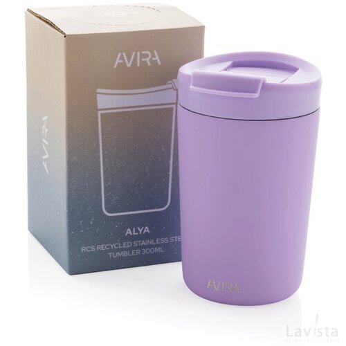 Avira Alya RCS gerecycled roestvrijstalen beker 300ML paars