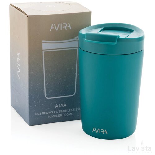 Avira Alya RCS gerecycled roestvrijstalen beker 300ML turquoise