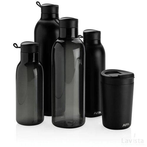 Avira Alya RCS gerecycled roestvrijstalen beker 300ML zwart