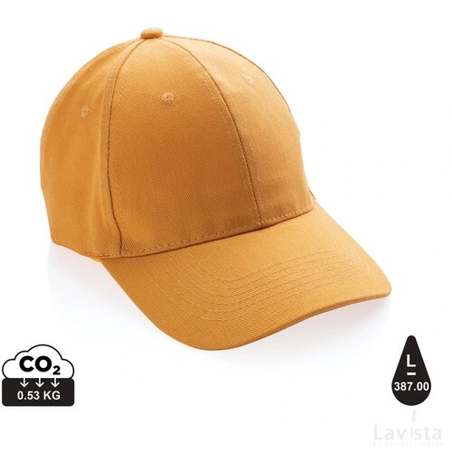 Impact AWARE™ 6 panel 280gr gerecycled katoenen cap sundial oranje