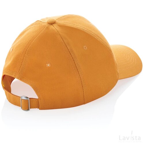 Impact AWARE™ 6 panel 280gr gerecycled katoenen cap sundial oranje