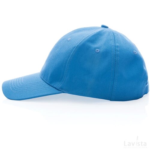 Impact AWARE™ 6 panel 280gr gerecycled katoenen cap tranquil blue