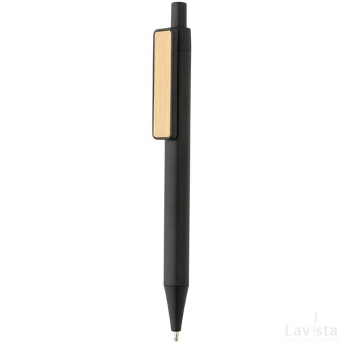 GRS RABS pen met bamboe clip zwart