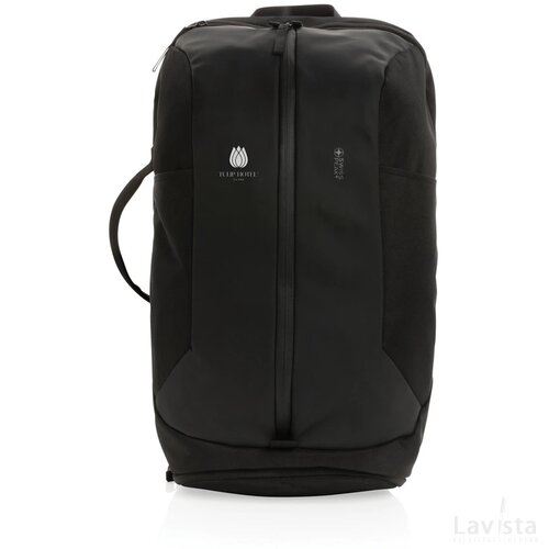 Swiss Peak AWARE™ RPET 15.6" werk/fitness rugzak zwart