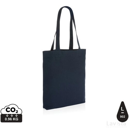 Impact AWARE™ recycled canvas tas 285gsm ongeverfd donkerblauw