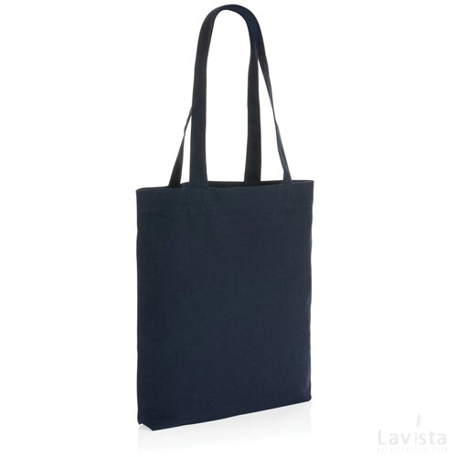 Impact AWARE™ recycled canvas tas 285gsm ongeverfd donkerblauw