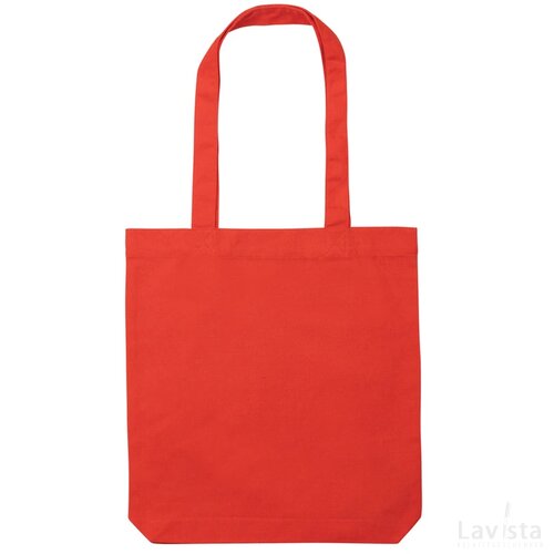 Impact Aware™ recycled canvas draagtas 285gsm luscious red