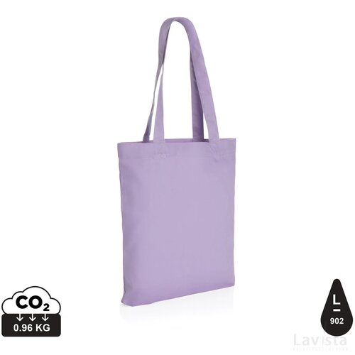 Impact Aware™ recycled canvas draagtas 285gsm lavender