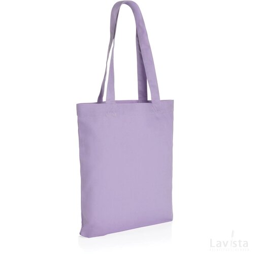 Impact Aware™ recycled canvas draagtas 285gsm lavender