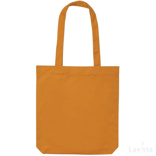 Impact Aware™ recycled canvas draagtas 285gsm sundial oranje