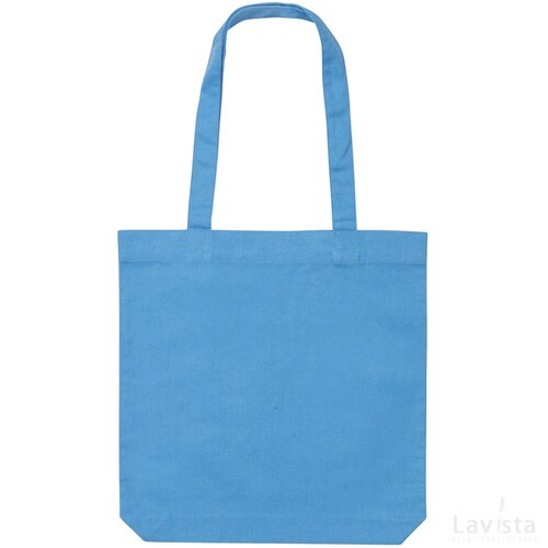 Impact Aware™ recycled canvas draagtas 285gsm tranquil blue