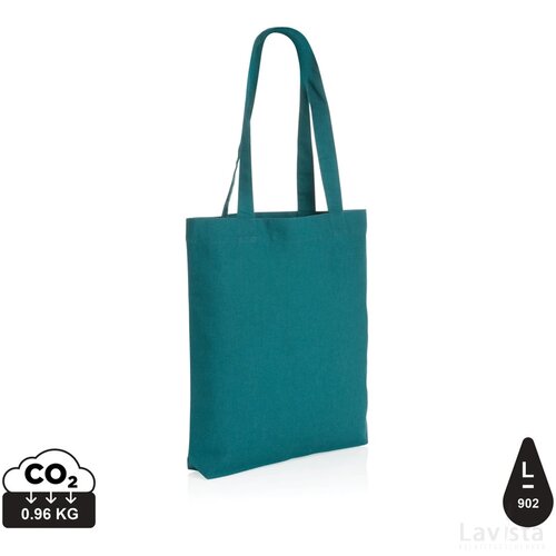 Impact Aware™ recycled canvas draagtas 285gsm verdigris