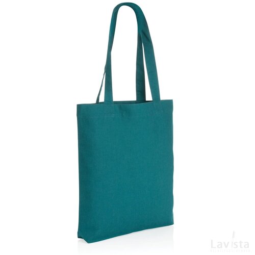 Impact Aware™ recycled canvas draagtas 285gsm verdigris