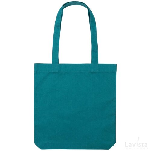 Impact Aware™ recycled canvas draagtas 285gsm verdigris