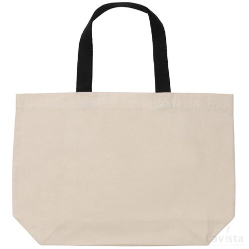 Impact Aware™ recycled canvas XL draagtas 240gsm ongeverfd gebroken wit
