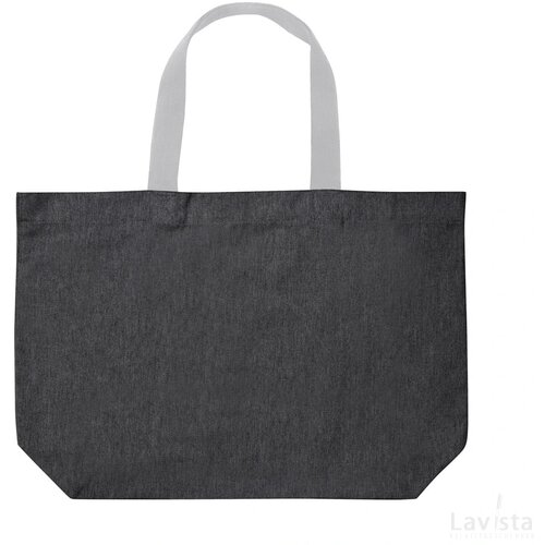 Impact Aware™ recycled canvas XL draagtas 240gsm ongeverfd antraciet