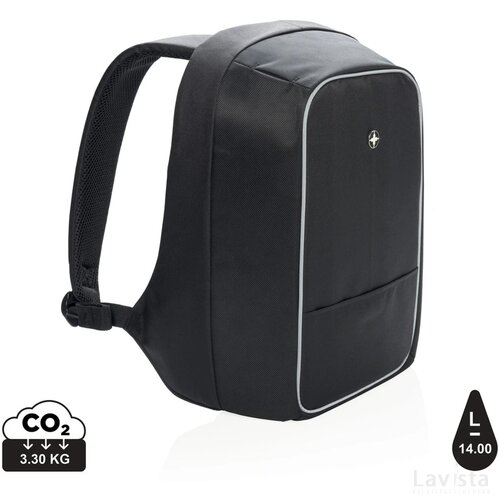 Swiss Peak AWARE™ anti-diefstal 15,6" laptop rugzak zwart