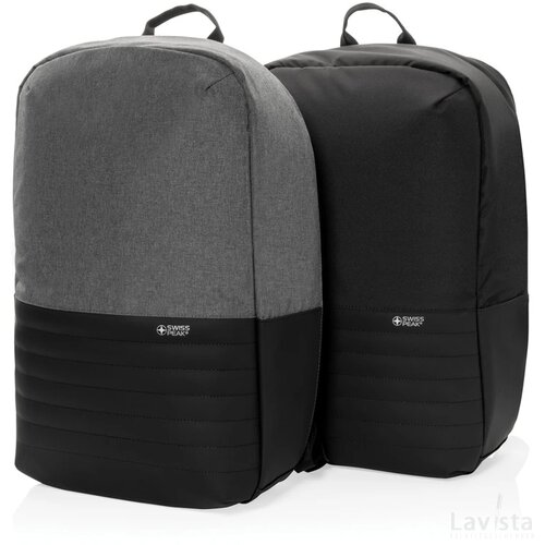 Swiss Peak AWARE™ RFID anti-diefstal 15.6" laptoprugzak grijs