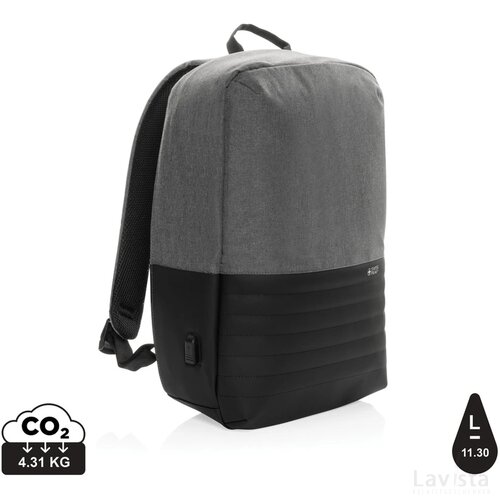 Swiss Peak AWARE™ RFID anti-diefstal 15.6" laptoprugzak grijs