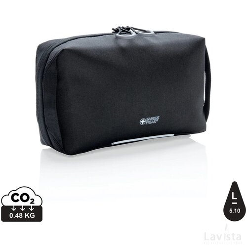 Swiss Peak AWARE™ tech pouch PVC-vrij zwart