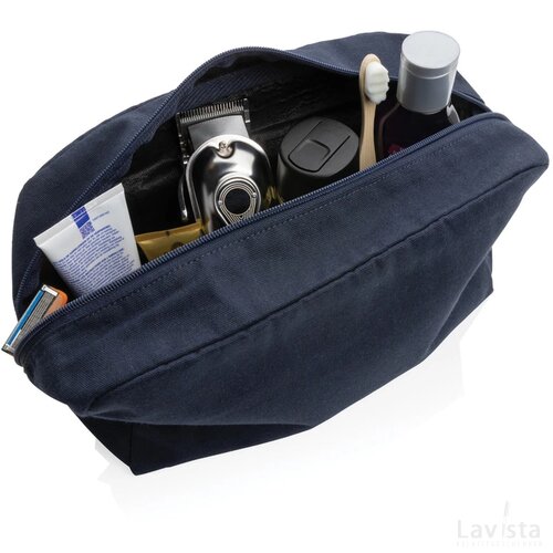 Impact Aware™ 285 gsm rcanvas toilettas ongeverfd donkerblauw