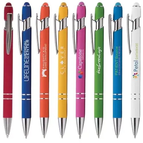 BARROW Stylus balpen soft touch met lasergravering