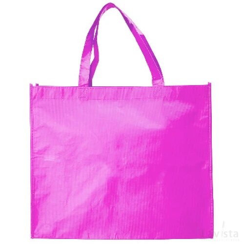 Mat gelamineerde Rpet shopper 100 g/m² roze