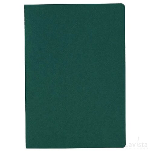 Eco notitieboek A5 met 60 blaadjes donkergroen