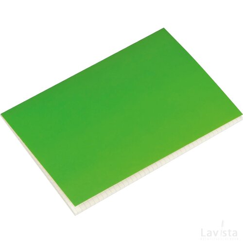 A5 notitieboekje met geruite pagina's groen
