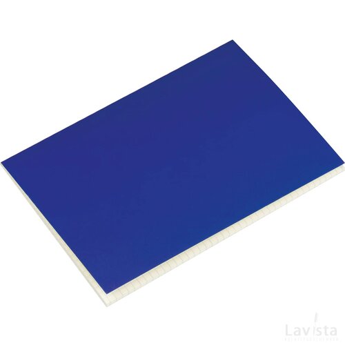 A5 notitieboekje met geruite pagina's blauw