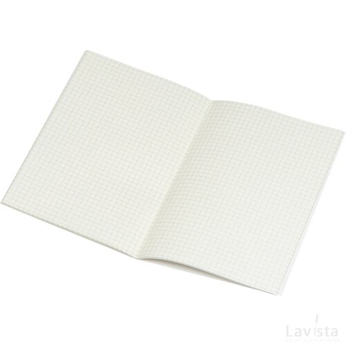 A5 notitieboekje met geruite pagina's rood