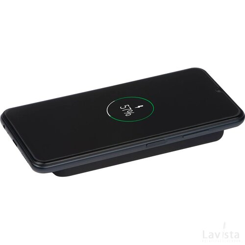 Powerbank en draadloze oplader, 8000 mAh beige